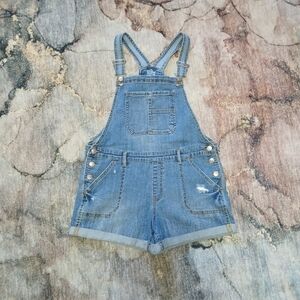Girls Jordache Overall Shorts